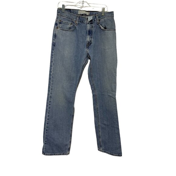 Levi's 550 Men's Jeans Straight Leg Denim Med Wash Blue Size W32 L34 - Picture 1 of 4